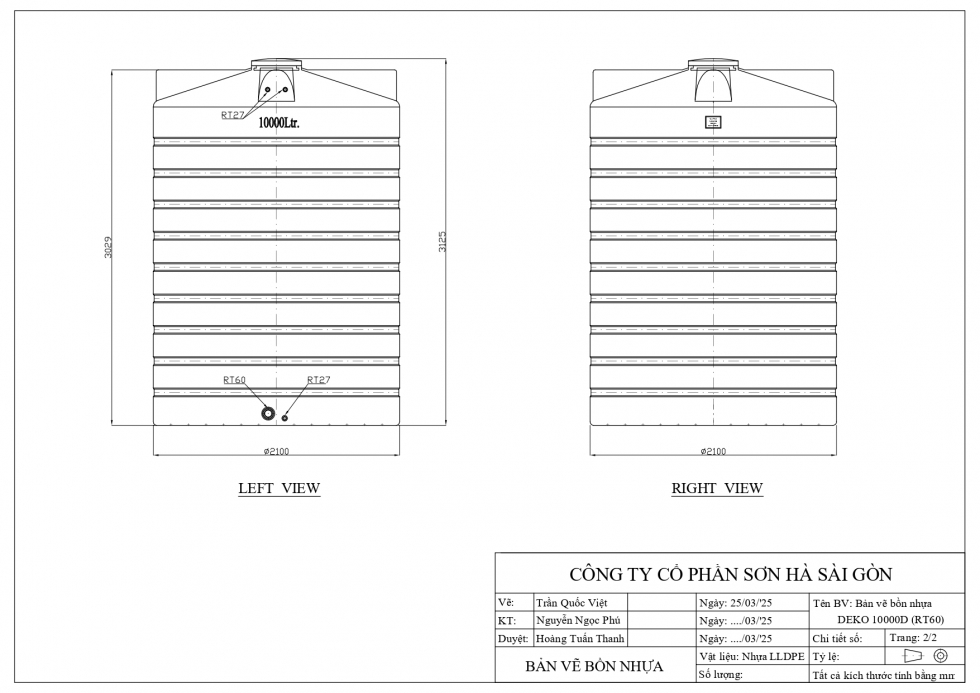 ban ve bon nuoc nhua 10000 lit dung son ha